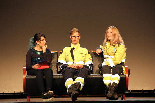 Energy on the loose 2017. Selda Ekiz intervjuer rollemodellene fra Martin Søderholm fra Statkraft og Hanna Bendiksen fra Nordkraft.